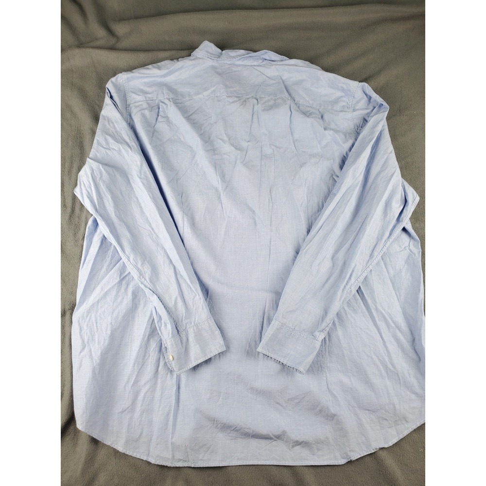 Bonobos Mens Button Down Long Sleeve Shirt Standard Fit 4XL Long Blue - Picture 6 of 6